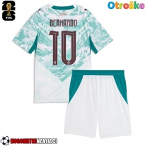 Otroške Nogometnih dresov Portugalska Bernardo Silva #10 Gostujoči SP 2026 Kratki rokavi (+ hlače)